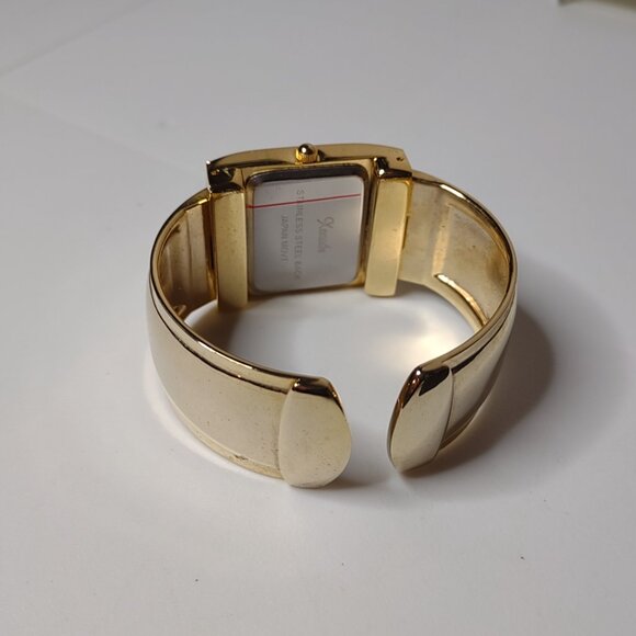 Small 5.5 Inch Xanadu Gold Tone Cuff Watch - Picture 4 of 10